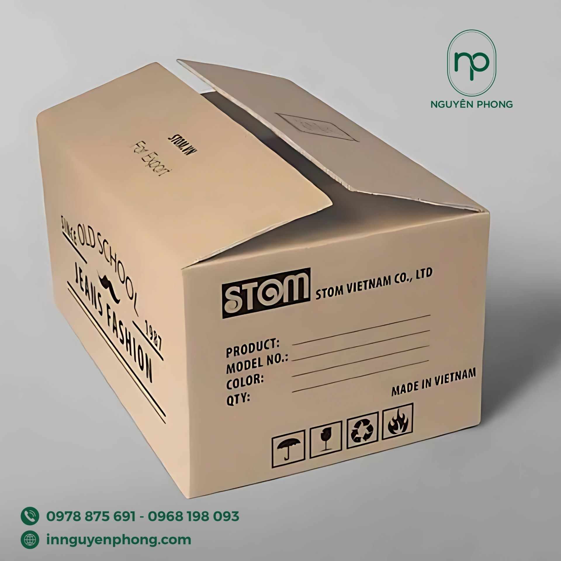 Mẫu logo âm bản và dương bản 